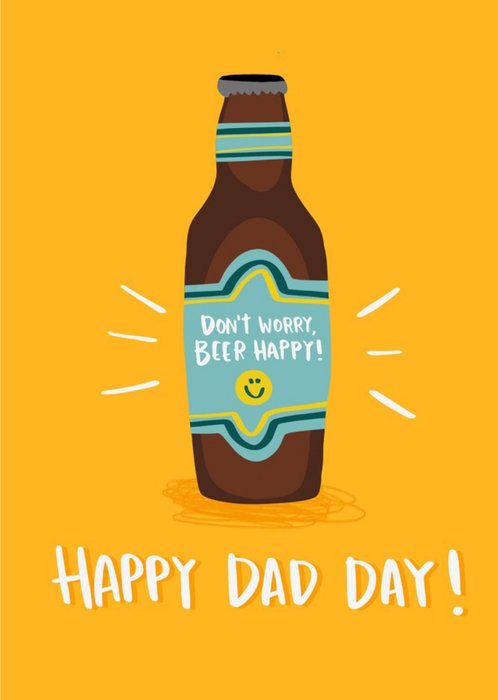 Lucy Maggie Beer Happy Funny Father's Day Card