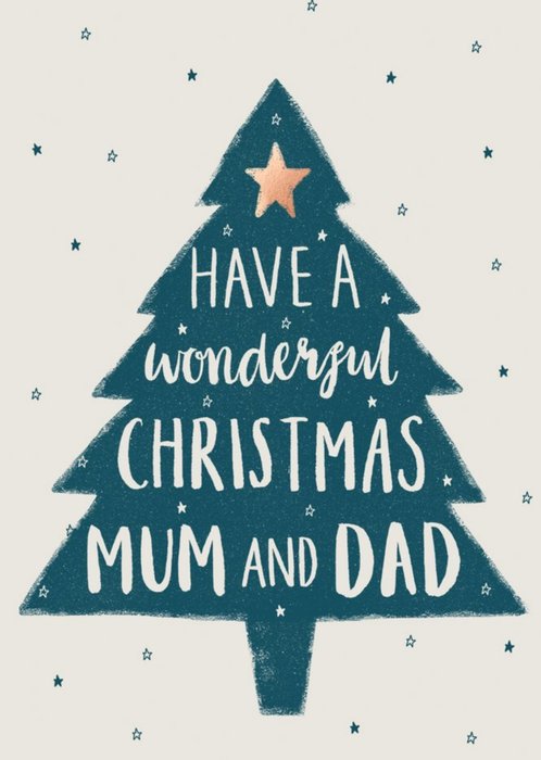 Sweet Sentiments Mum And Dad Christmas Card