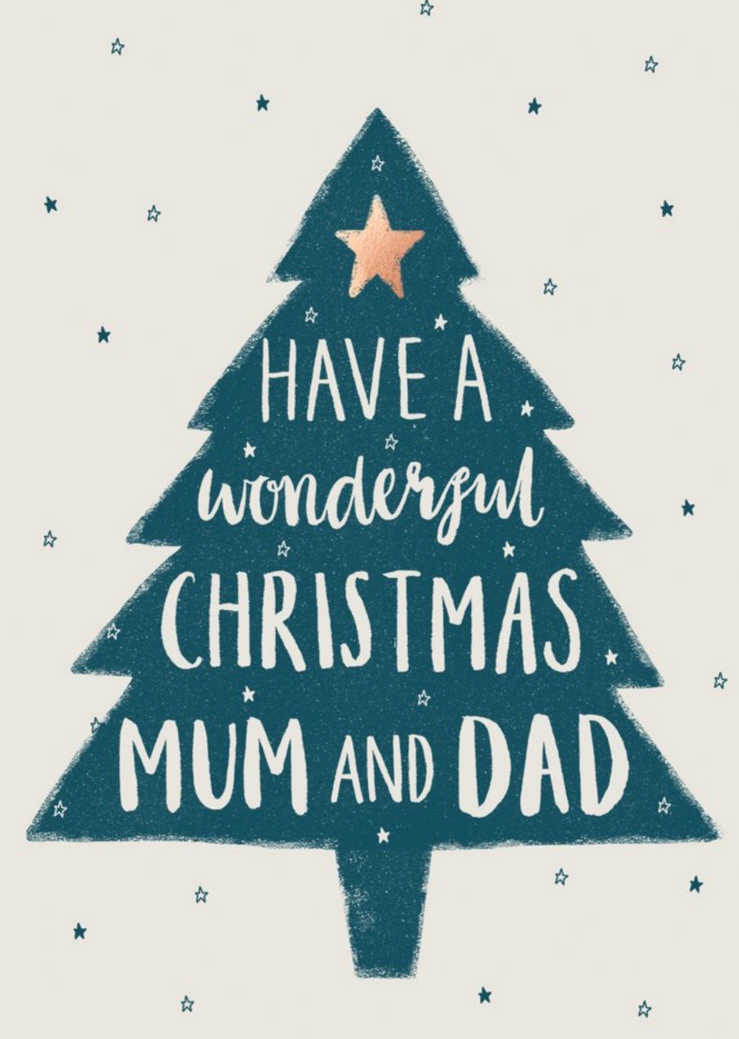 Moonpig Sweet Sentiments Mum And Dad Christmas Card Ecard