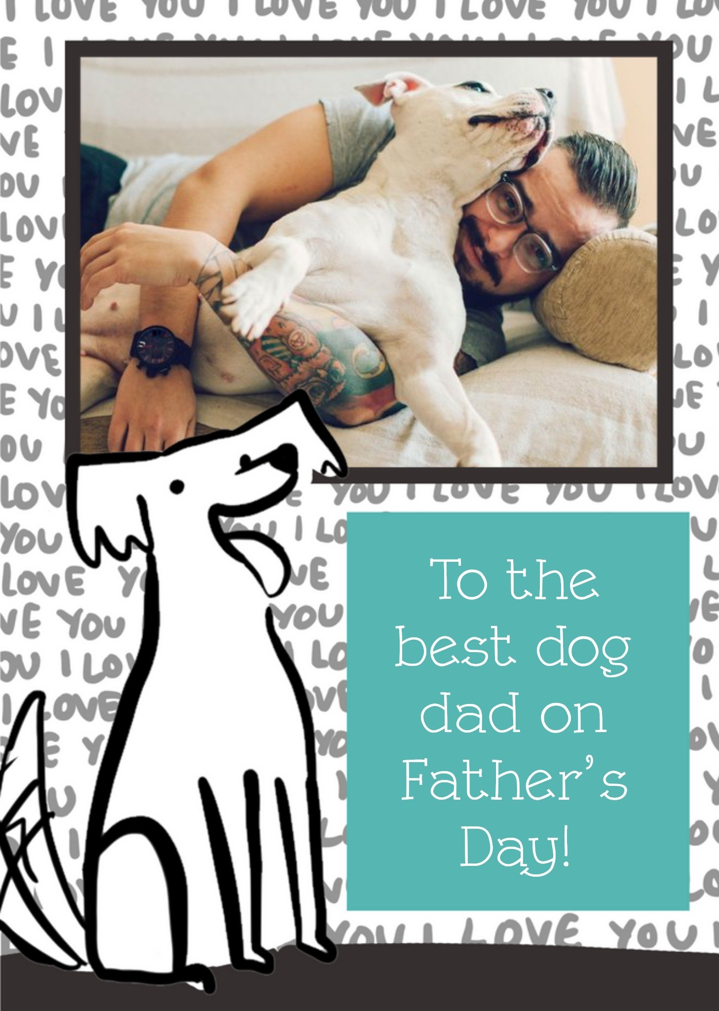 Best Dog Dad From The Pet Father's Day Card Ecard