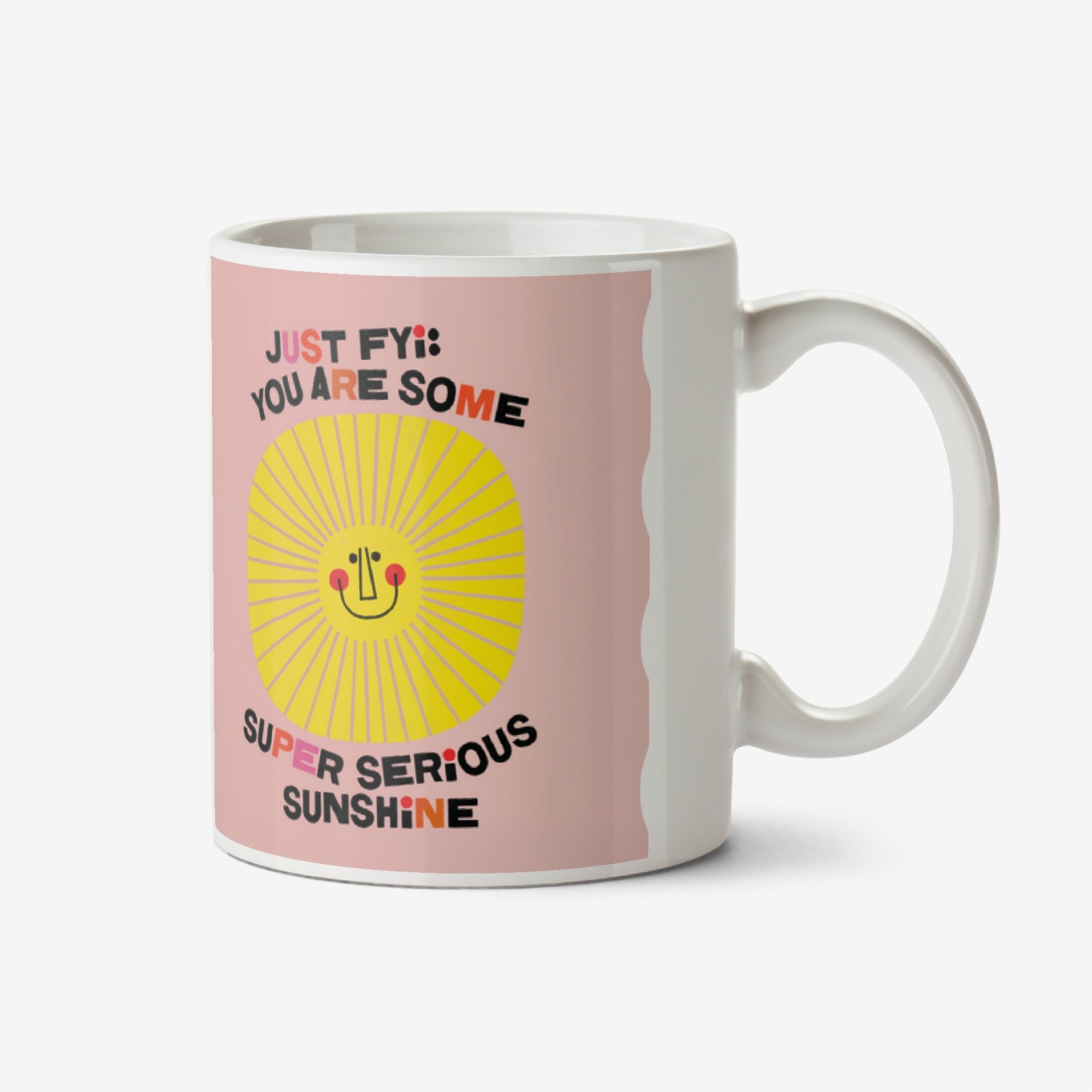 Kate Smith Co. Serious Sunshine Photo Upload Mug Ceramic Mug