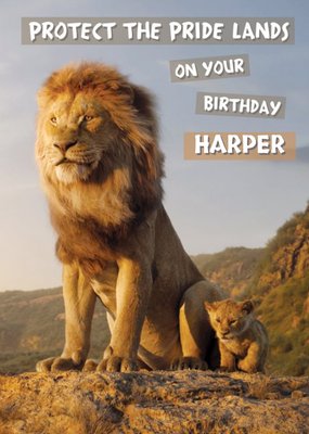 Lion King Birthday Card