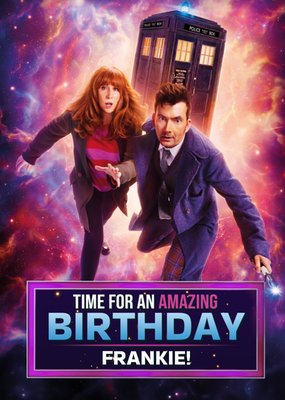 Doctor Who Time For An Amazing Birthday Card