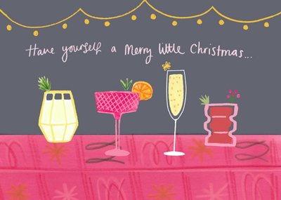 Have Yourself A Merry Little Christmas Cocktail Card