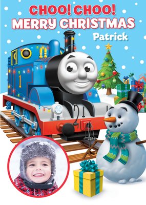 Thomas And Friends Photo Upload Christmas Card