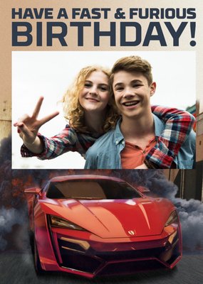 Fast And Furious - Have a Fast & Furious Birthday!