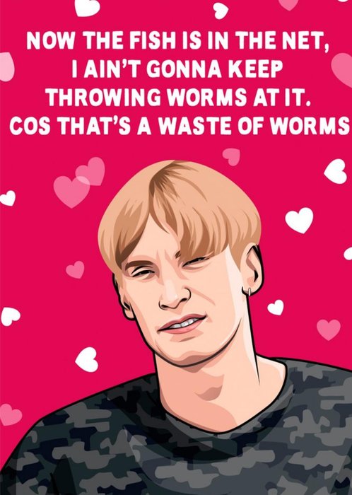 Waste Of Worms TV Spoof Card