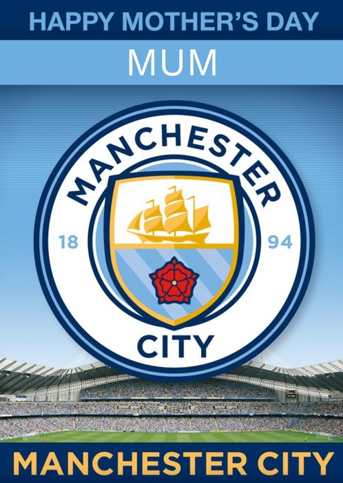 Manchester City Football Mother's Day Card