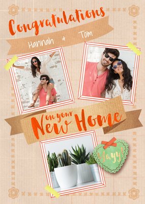 CWY138 Photo Upload Congratulations New Home Card