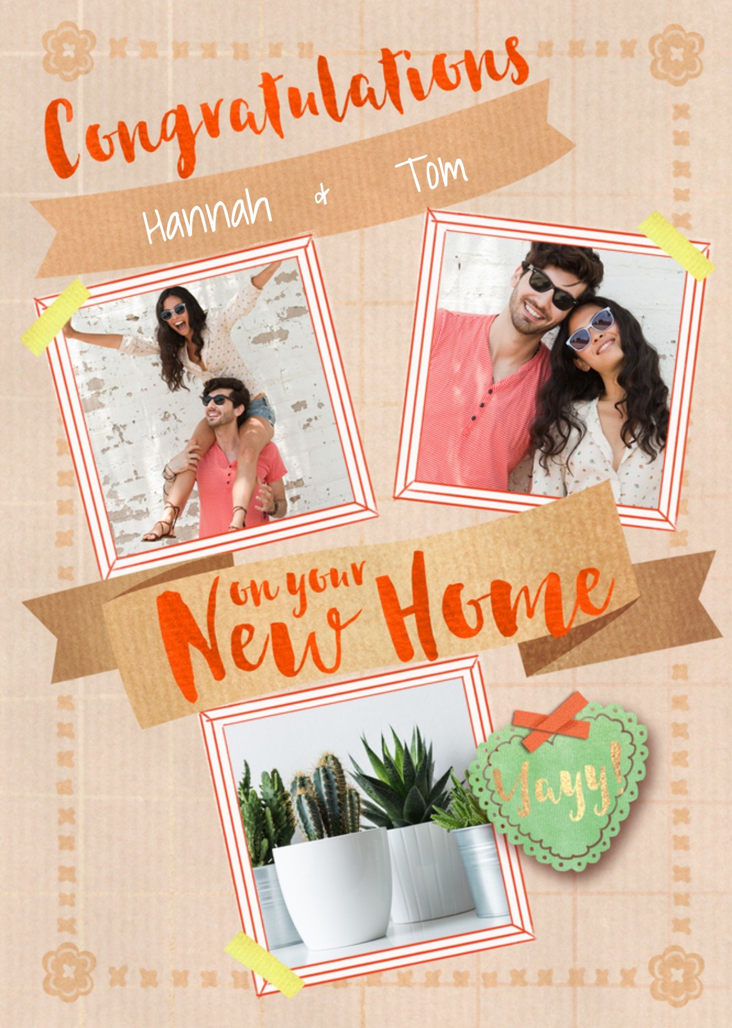 Cwy138 Photo Upload Congratulations New Home Card