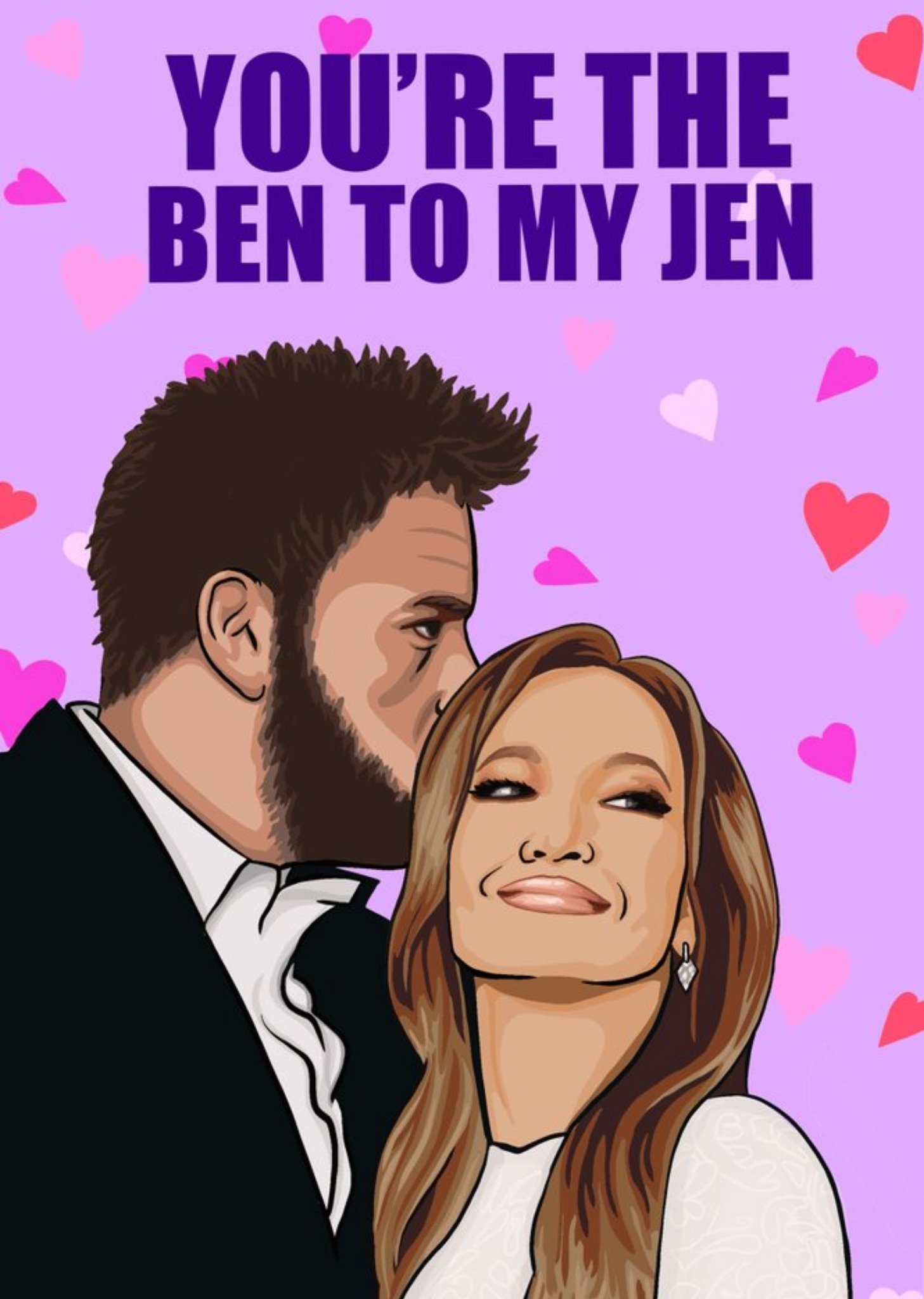 Moonpig Citrus Bunn Illustration Funny You Are The Ben To My Jen Card Ecard