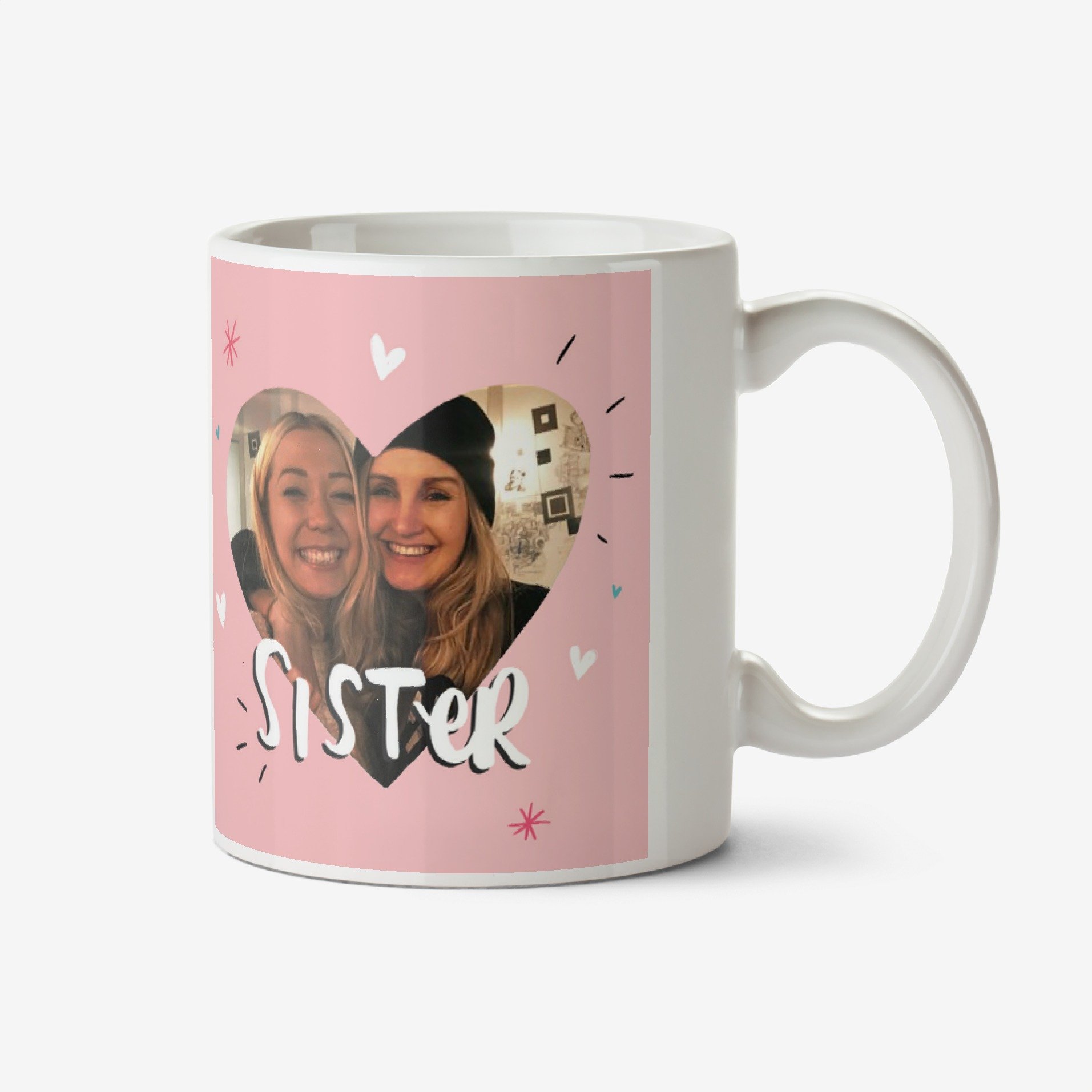 Moonpig Cute Good Friends Best Friends And Then There's You Photo Upload Mug Ceramic Mug