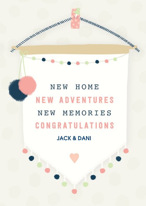 New Home Card - Congratulations