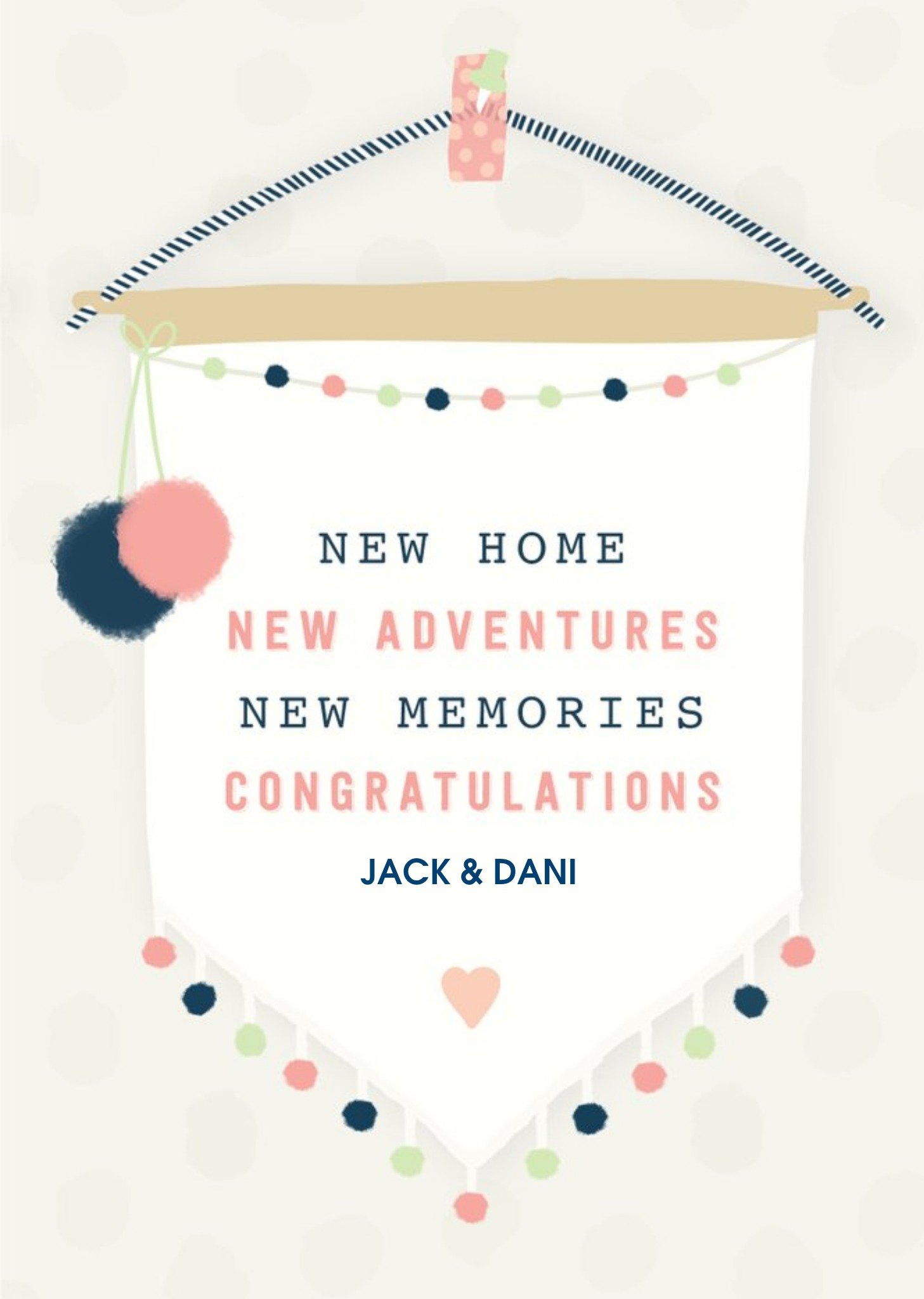 New Home Card - Congratulations