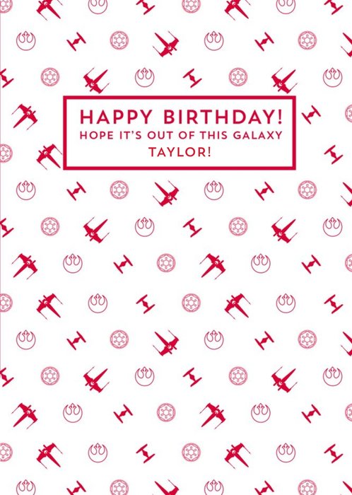 Birthday card - Star Wars