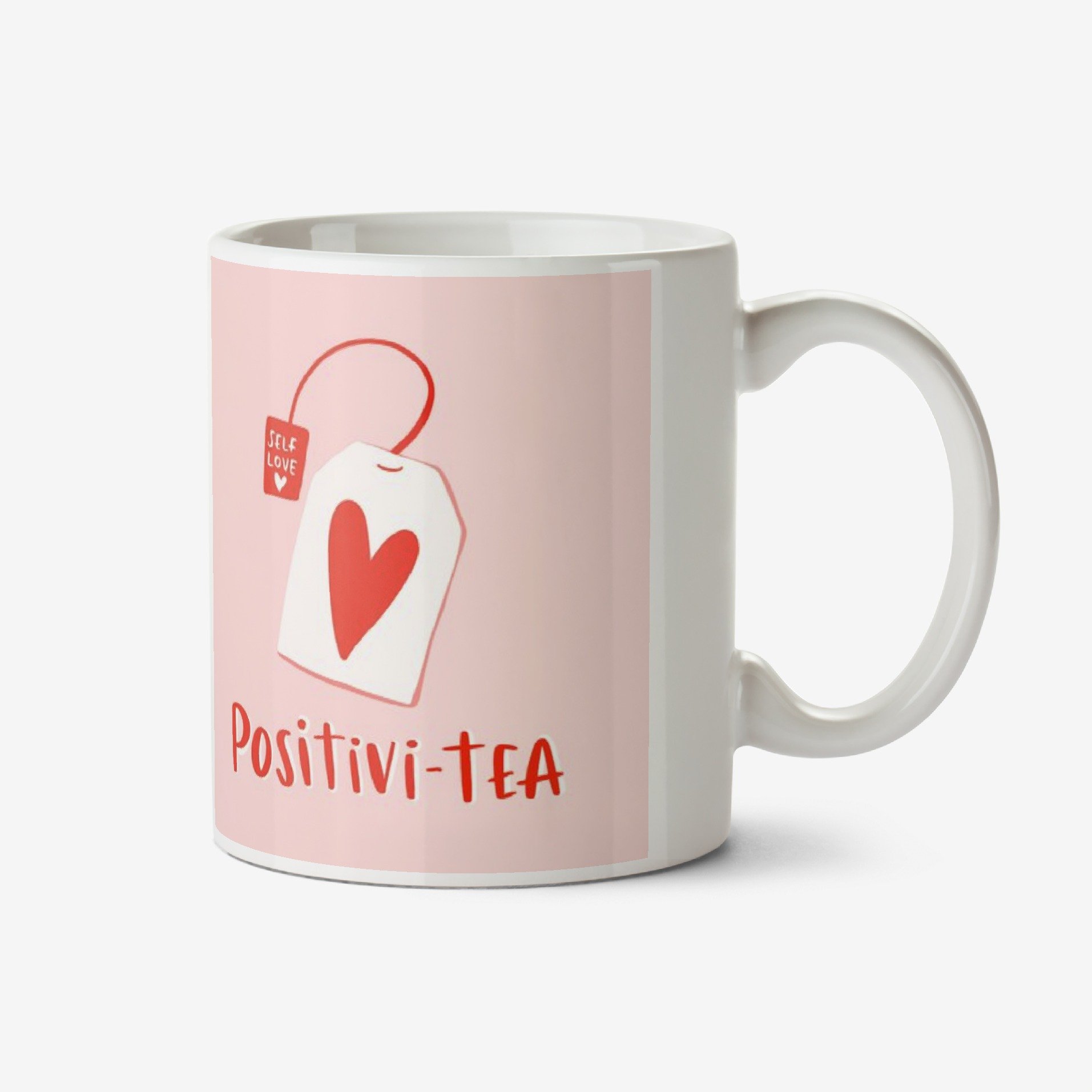 Lucy Maggie Positivi-Tea Tea Bag Mug Ceramic Mug