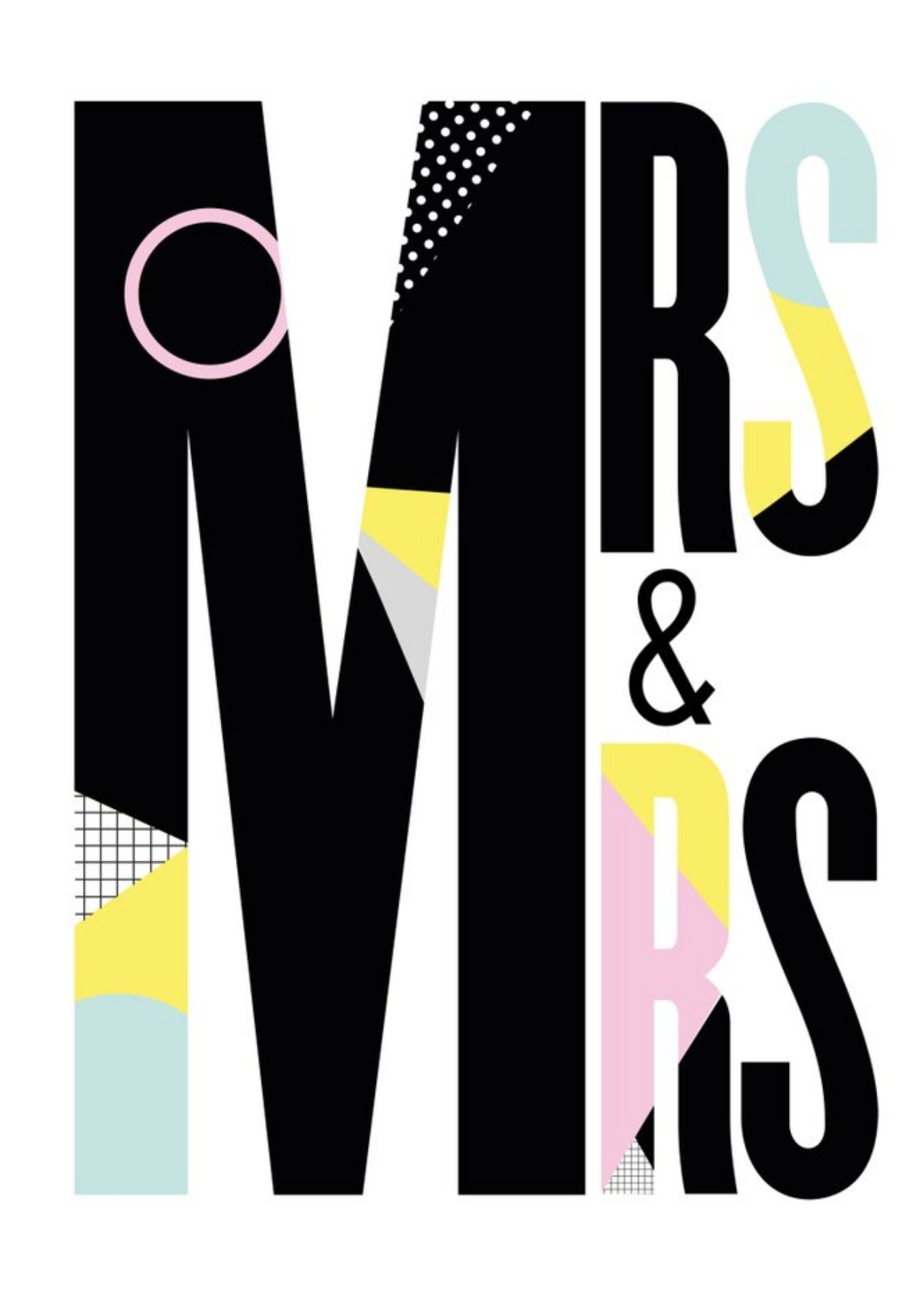 Mrs And Mrs Card Ecard