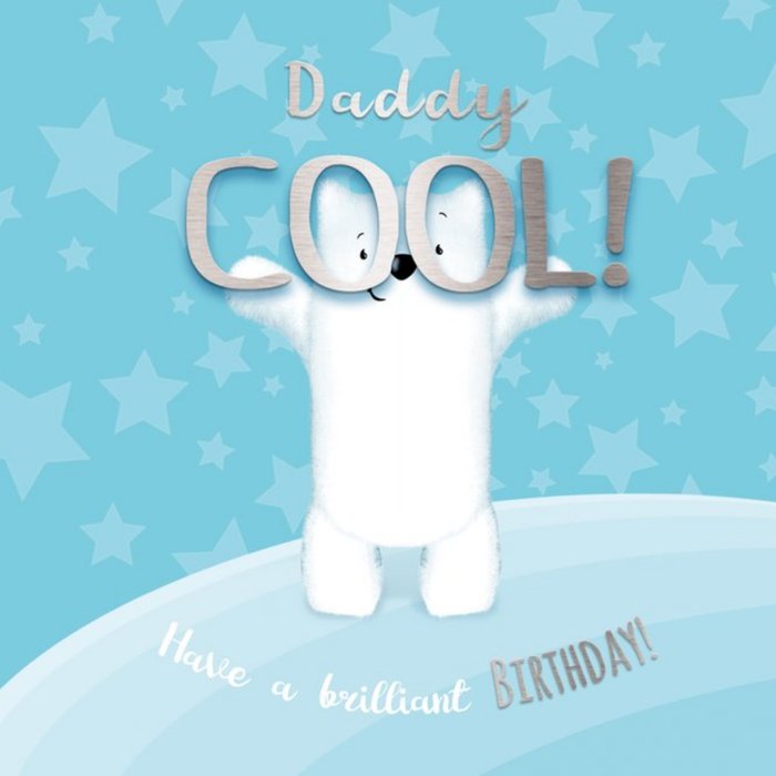 Meecadoo Cute Illustrated Bear Daddy Birthday Card