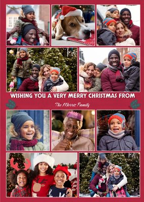 Multi Photo upload Christmas Card
