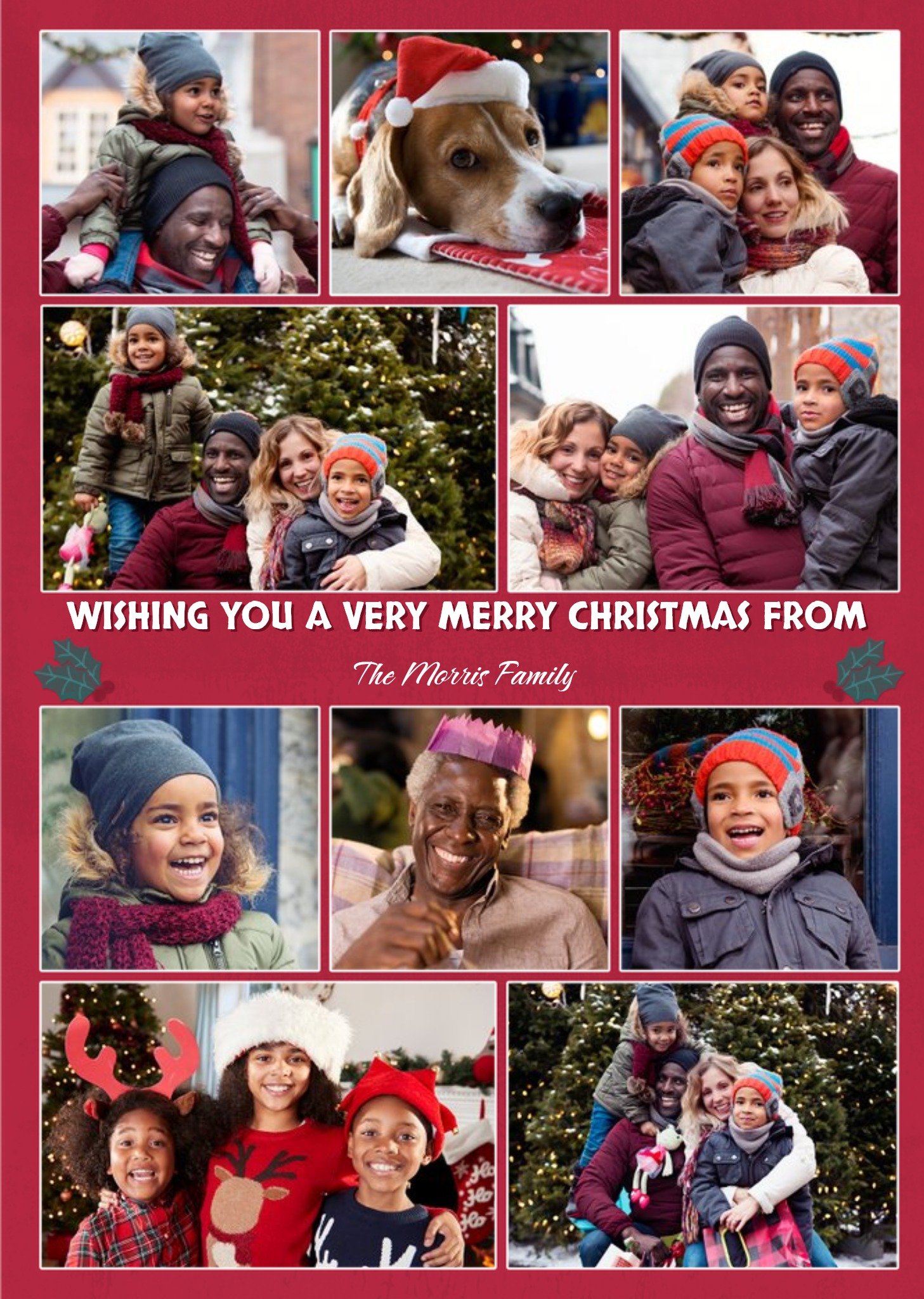 Multi Photo Upload Christmas Card Ecard