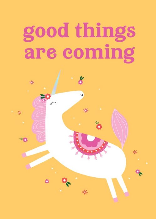 Paperlink Choose Joy Character Unicorn Card