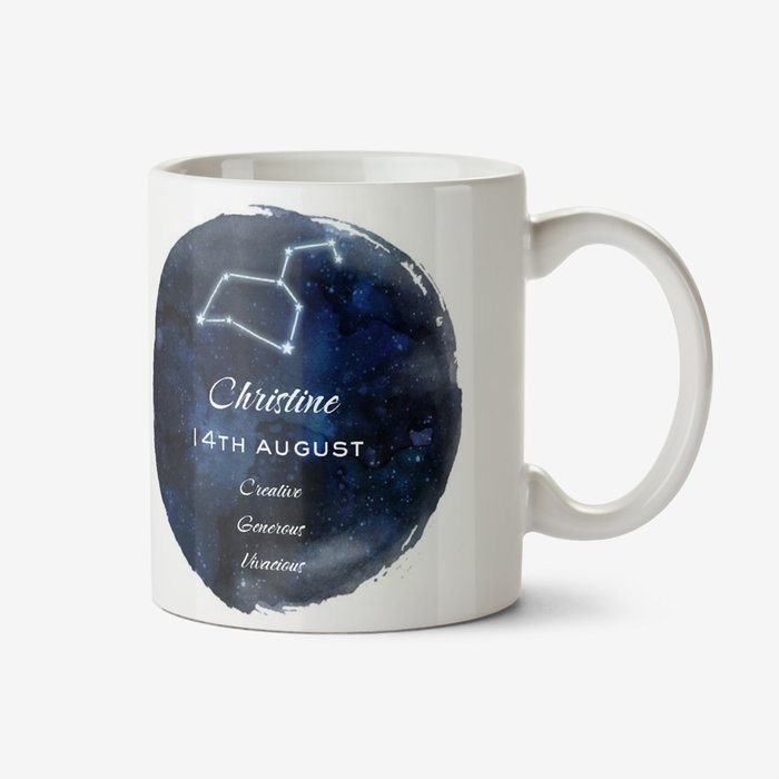 Youre A Star Personalised constellation Mug Leo