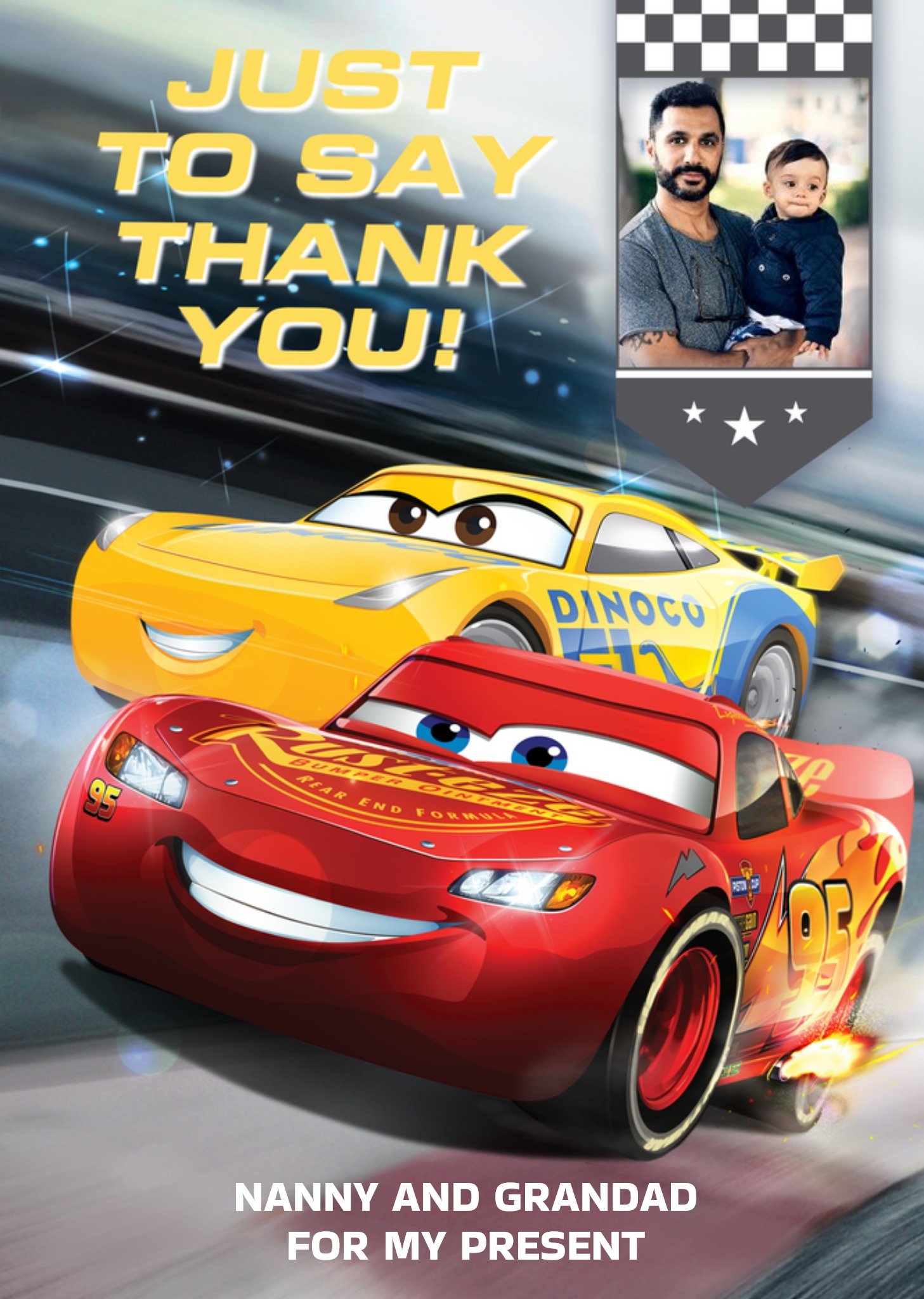 Other Cars Just To Say Thank You Photo Card