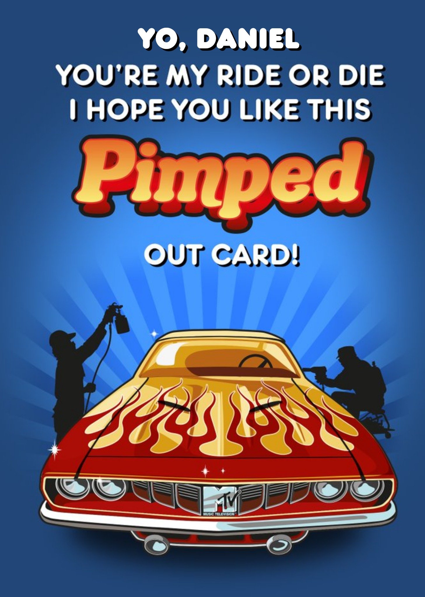 Moonpig Mtv Classic Pimp My Ride Birthday Card, Large