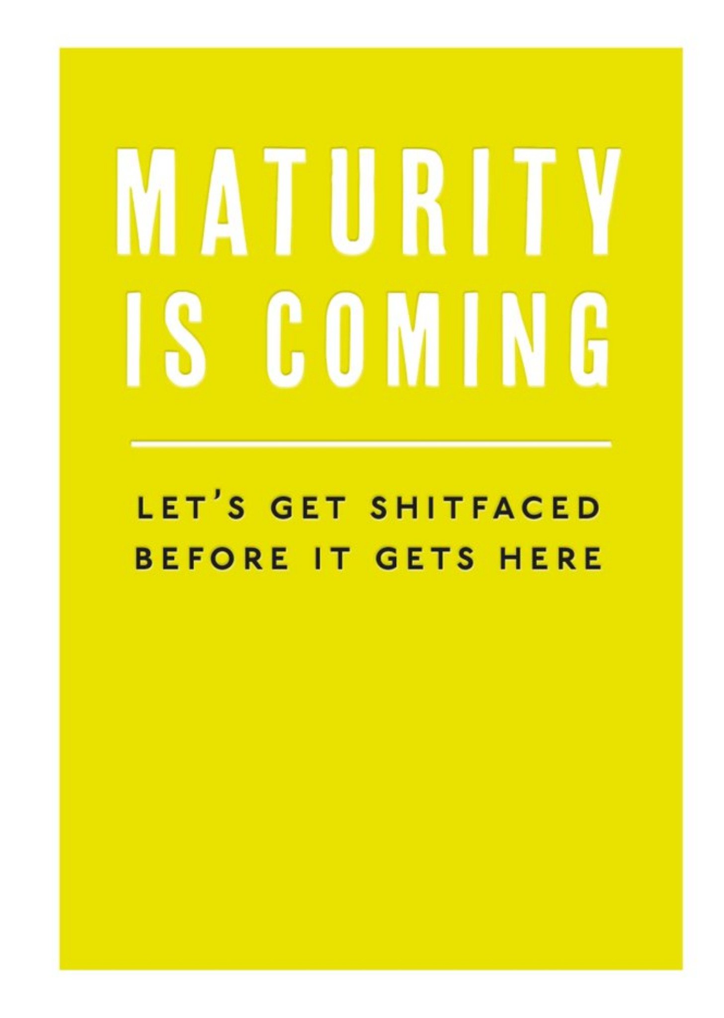 Mungo And Shoddy Maturity Is Coming Ecard