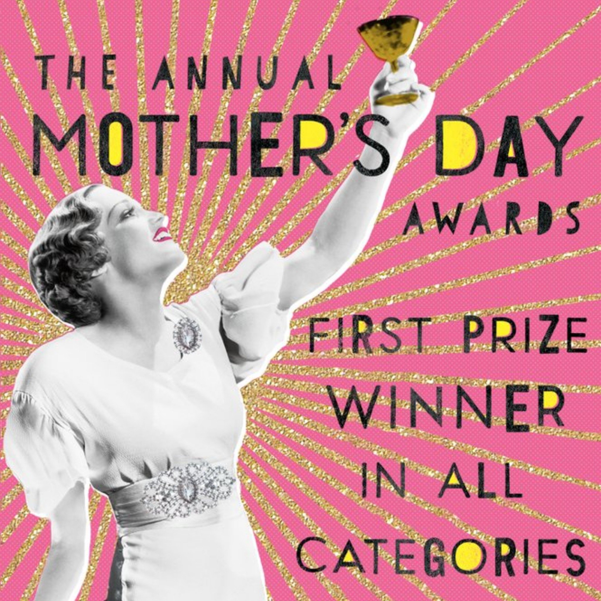 Moonpig The Annual Mother's Day Awards Funny Mother's Day Card, Large