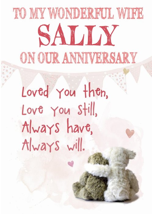 Anniversary Card - Sentimental - Love You - Wife