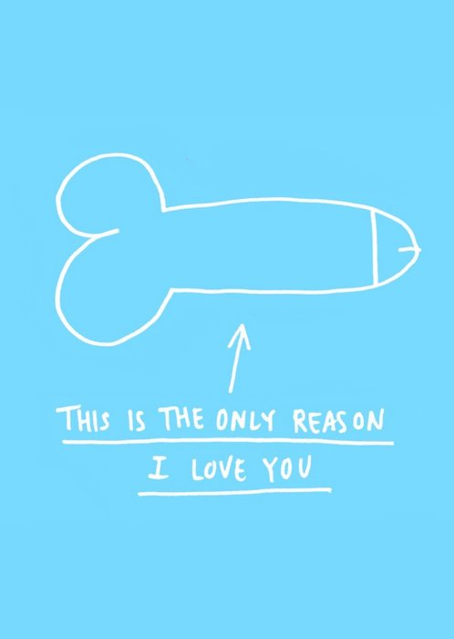 Funny This Is The Only Reason I Love You Card