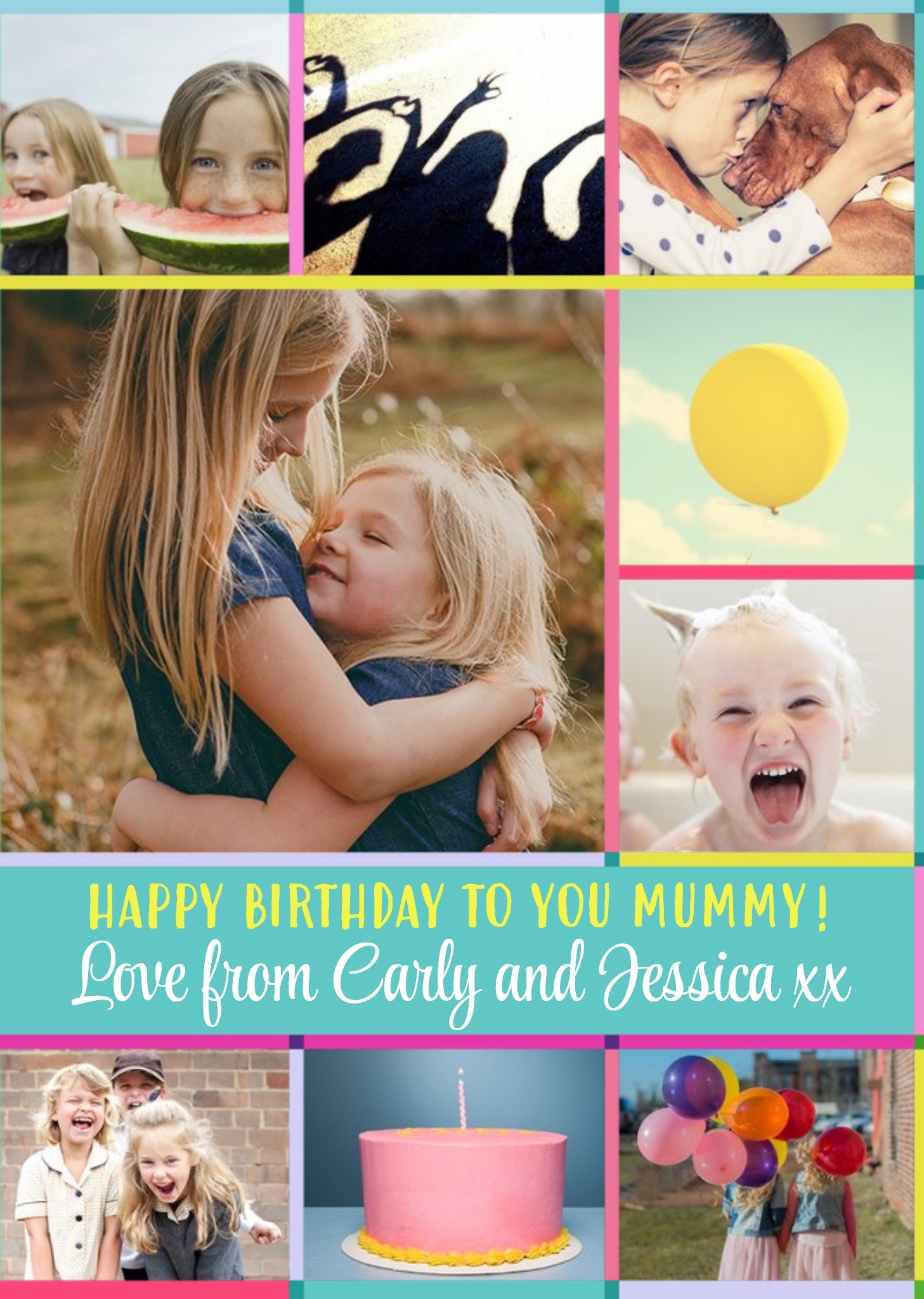 Moonpig Photo Upload To Our Mummy Birthday Card, Large