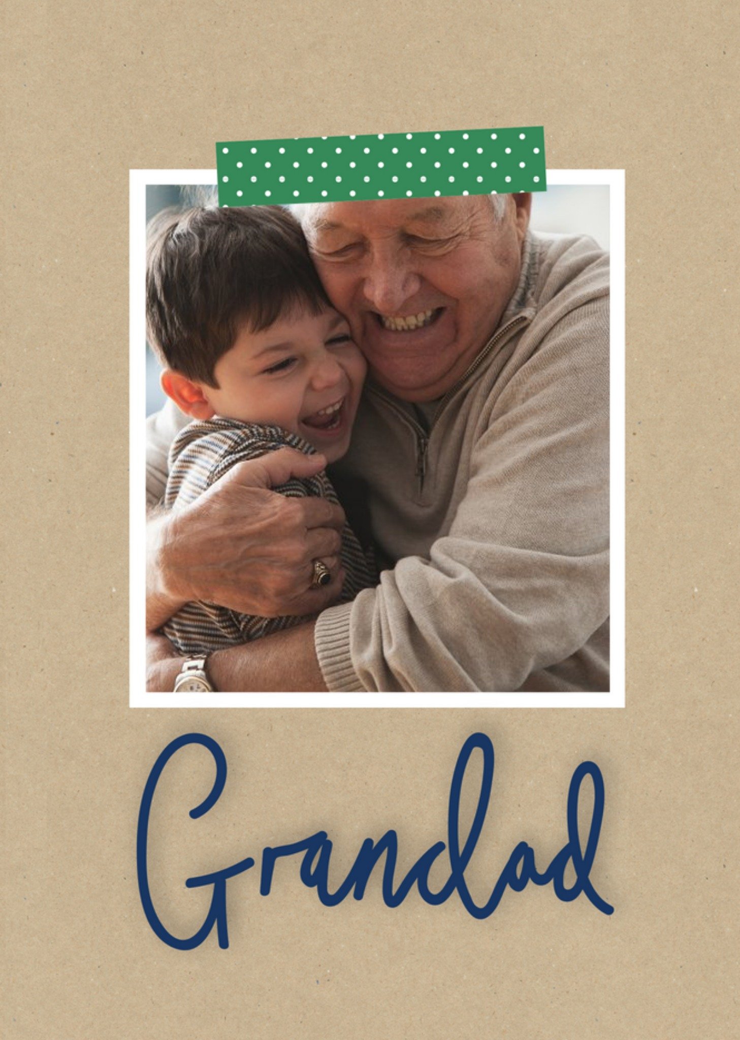 Moonpig Father's Day Card -Grandad - Photo Upload, Large