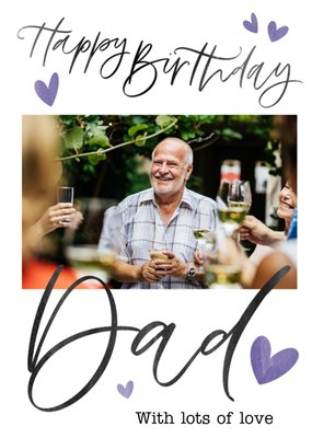 Allure Photo Upload Dad Birthday Card