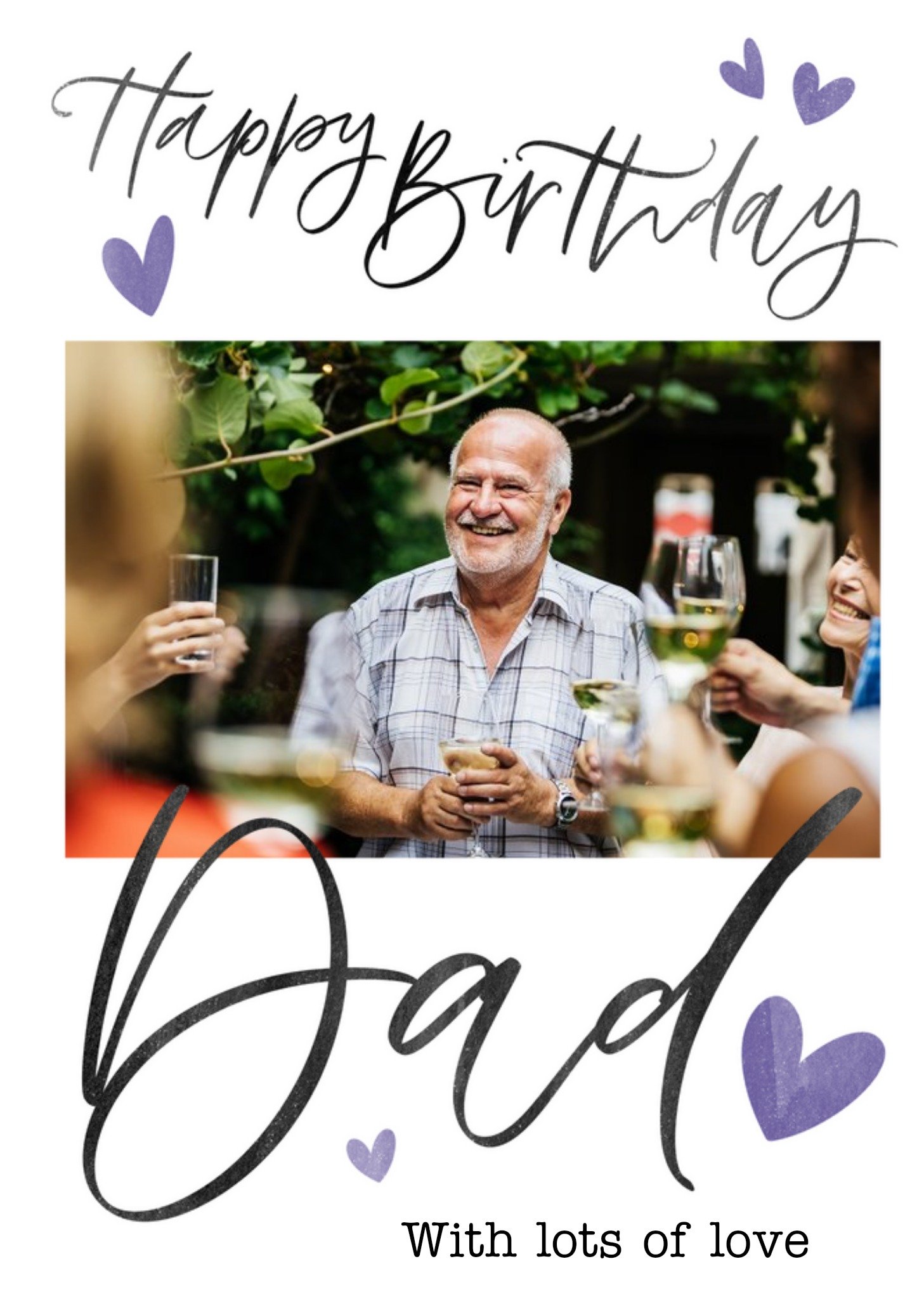 Moonpig Allure Photo Upload Dad Birthday Card Ecard