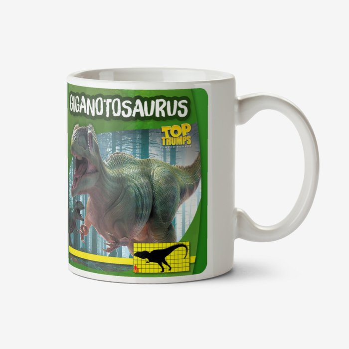 Top Trumps Giganotosaurus Dinosaur Statistics Mug