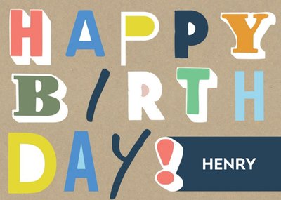Happy Birthday - Typography - Modern