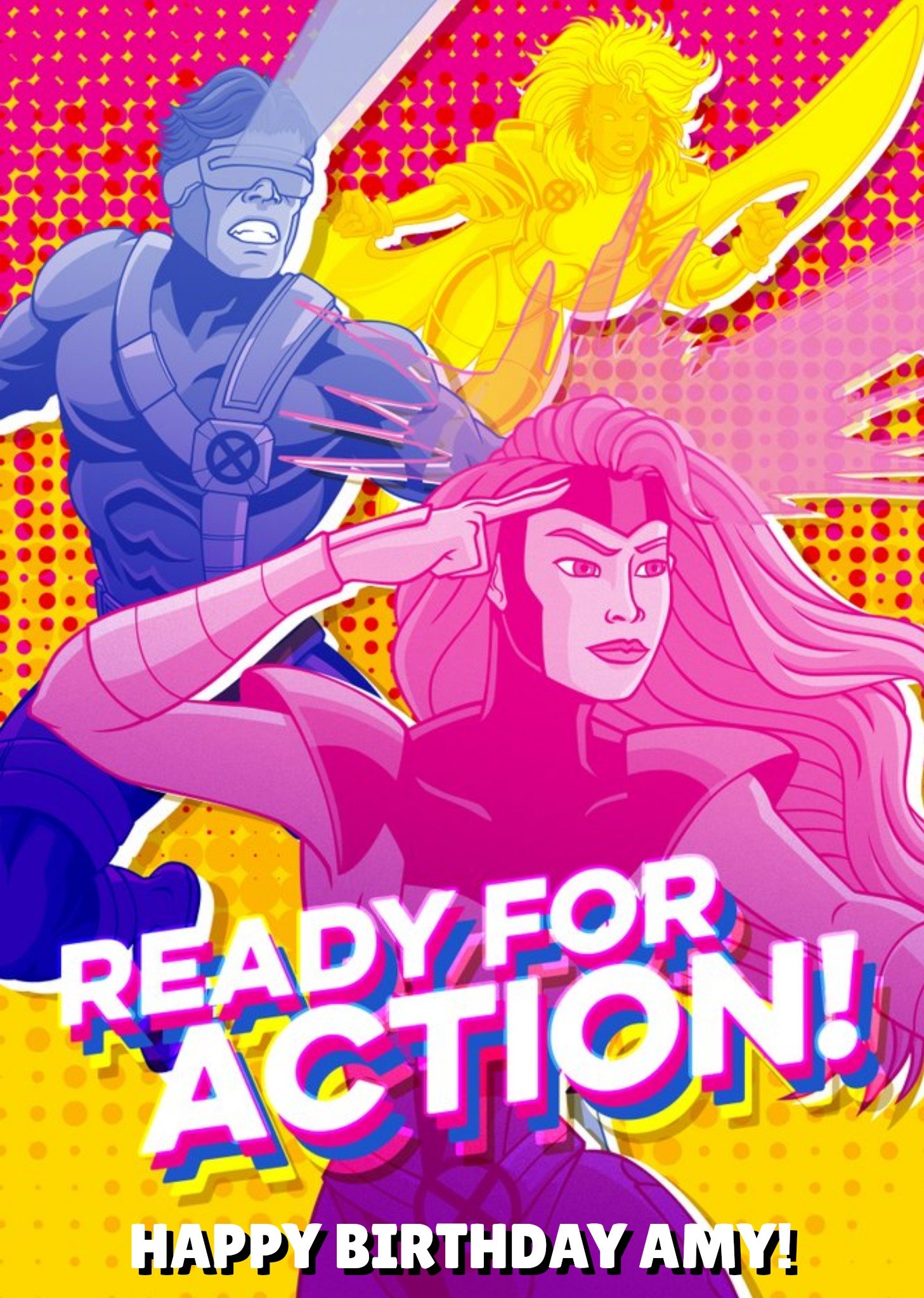 Marvel Happy Birthday Ready For Action Card, Large