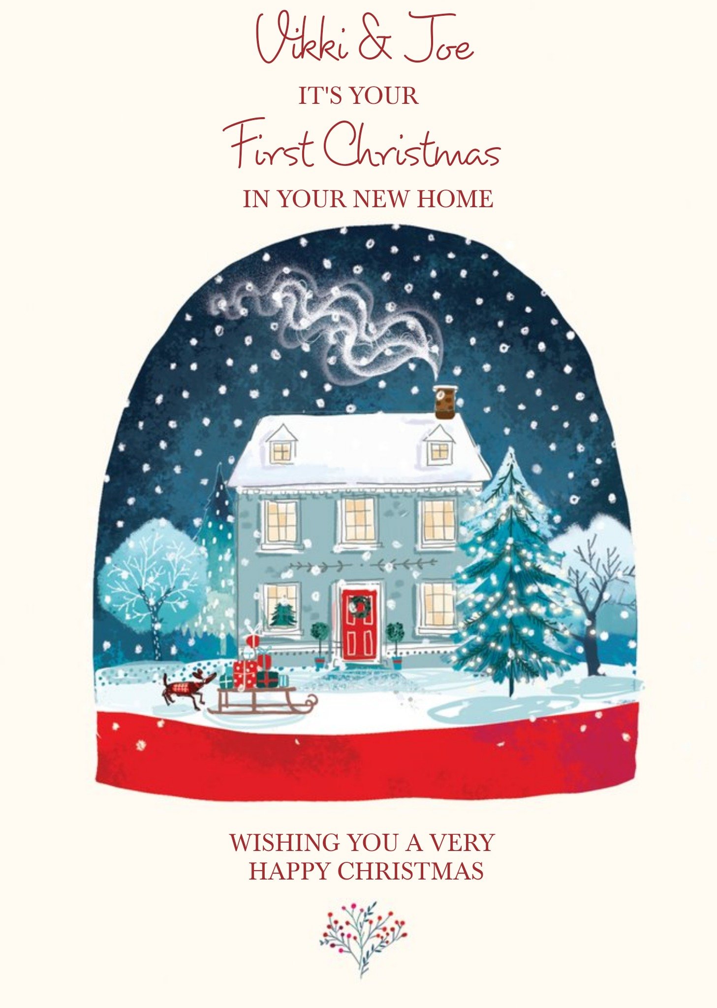 Ling Design First Christmas In Your New Home Ecard