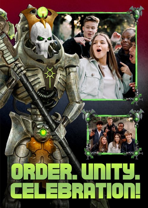 Warhammer Order Unity Celebration Card