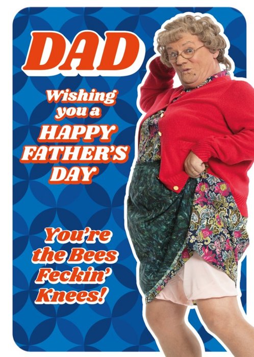 Mrs Brown's Boys You're The Bees Feckin Knees Father's Day Card