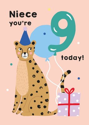 Illustrated Cute Elephant Party Hat Yay 2 Today Birthday Card