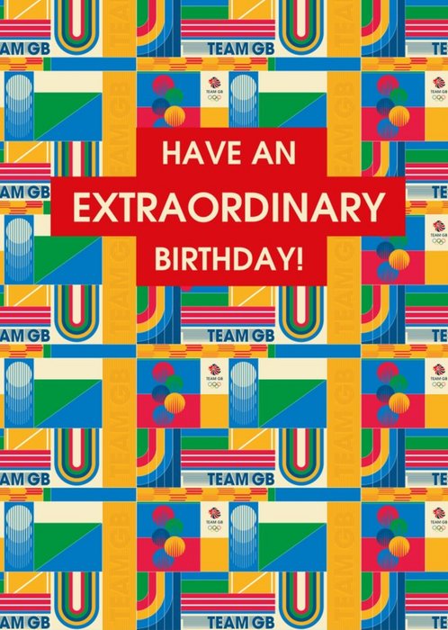 Team GB Have An Extraordinary Birthday Card