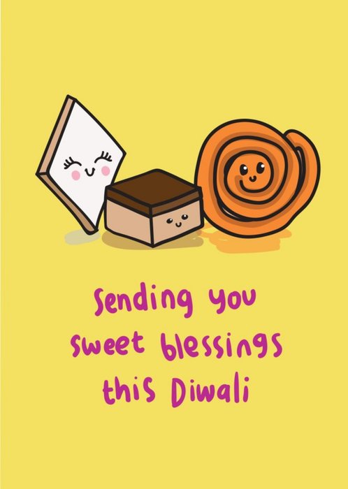 Sending You Sweet Blessings This Diwali Card