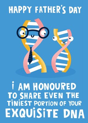 Exquisite DNA Father's Day Card