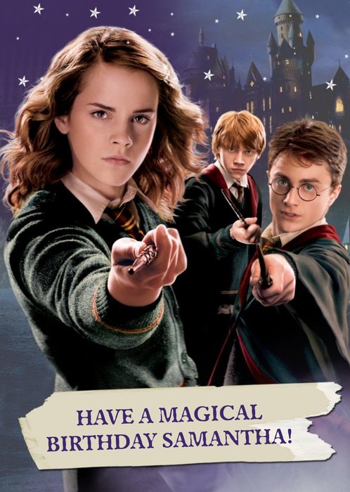 Harry Potter Have A Magical Birthday Personalised Greetings Card