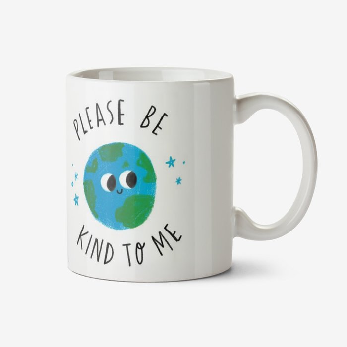 Please be Kind To Me Illustrated World Mug