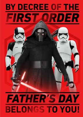 Star Wars Fathers Day Belongs To You Card