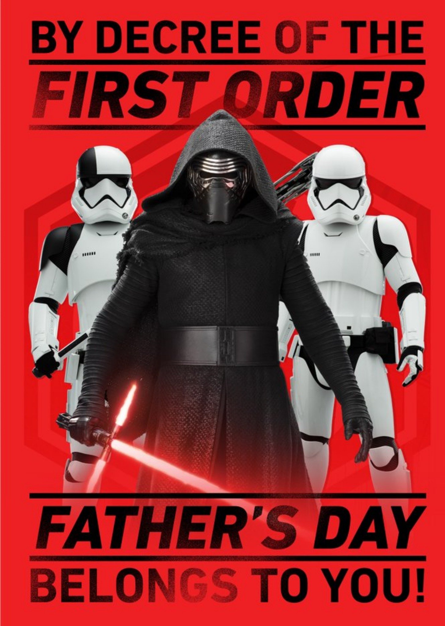 Disney Star Wars Fathers Day Belongs To You Card